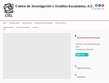 Tablet Screenshot of cielmex.com.mx